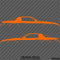 Chevy Camaro 3rd Gen Iroc-Z Z28 Silhouette Car Silhouette Vinyl Decal (PAIR)