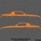 Chevy Camaro 3rd Gen Iroc-Z Z28 Silhouette Car Silhouette Vinyl Decal (PAIR)