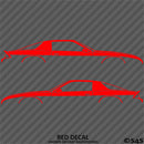Chevy Camaro 3rd Gen Iroc-Z Z28 Silhouette Car Silhouette Vinyl Decal (PAIR)