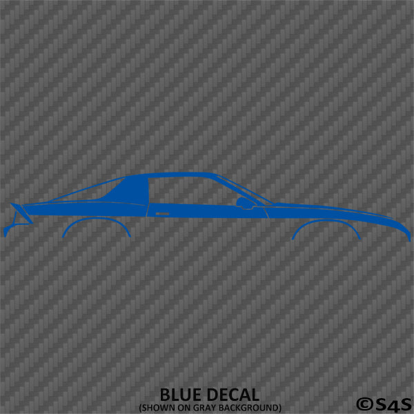 Chevy Camaro 3rd Gen Iroc-Z Z28 Car Silhouette Vinyl Decal