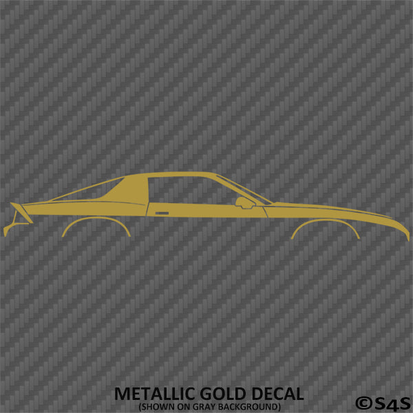 Chevy Camaro 3rd Gen Iroc-Z Z28 Car Silhouette Vinyl Decal