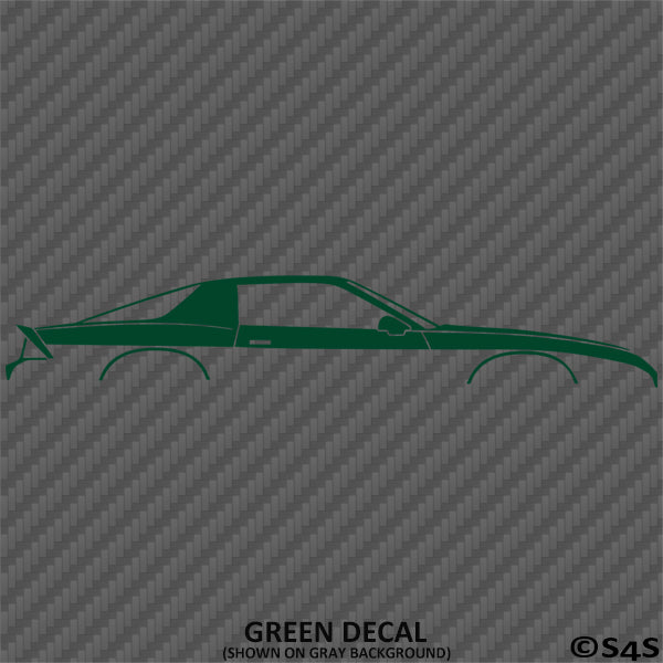 Chevy Camaro 3rd Gen Iroc-Z Z28 Car Silhouette Vinyl Decal