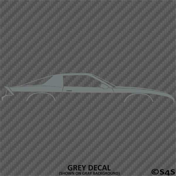 Chevy Camaro 3rd Gen Iroc-Z Z28 Car Silhouette Vinyl Decal