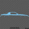 Chevy Camaro 3rd Gen Iroc-Z Z28 Car Silhouette Vinyl Decal
