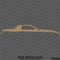 Chevy Camaro 3rd Gen Iroc-Z Z28 Car Silhouette Vinyl Decal