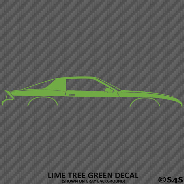 Chevy Camaro 3rd Gen Iroc-Z Z28 Car Silhouette Vinyl Decal