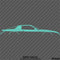 Chevy Camaro 3rd Gen Iroc-Z Z28 Car Silhouette Vinyl Decal