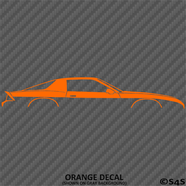 Chevy Camaro 3rd Gen Iroc-Z Z28 Car Silhouette Vinyl Decal