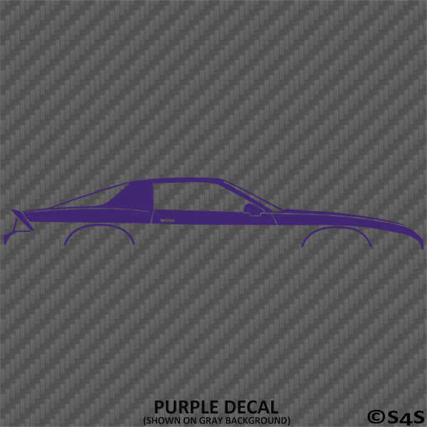 Chevy Camaro 3rd Gen Iroc-Z Z28 Car Silhouette Vinyl Decal