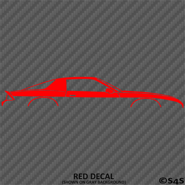 Chevy Camaro 3rd Gen Iroc-Z Z28 Car Silhouette Vinyl Decal