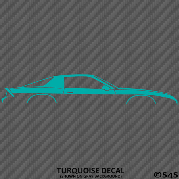 Chevy Camaro 3rd Gen Iroc-Z Z28 Car Silhouette Vinyl Decal