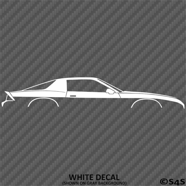 Chevy Camaro 3rd Gen Iroc-Z Z28 Car Silhouette Vinyl Decal