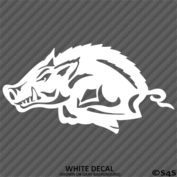 Boar Hunting Sticker Charging Boar Wild Pig Hunting Vinyl Decal – S4S Designs