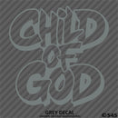 Child of God Religious Vinyl Decal Version 2