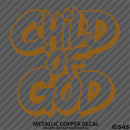 Child of God Religious Vinyl Decal Version 2