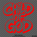 Child of God Religious Vinyl Decal Version 2