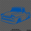 Classic Pickup Truck Lowered Stepside Silhouette Vinyl Decal