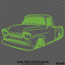 Classic Pickup Truck Lowered Stepside Silhouette Vinyl Decal