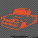 Classic Pickup Truck Lowered Stepside Silhouette Vinyl Decal