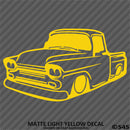 Classic Pickup Truck Lowered Stepside Silhouette Vinyl Decal