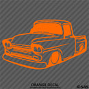 Classic Pickup Truck Lowered Stepside Silhouette Vinyl Decal