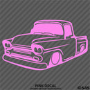 Classic Pickup Truck Lowered Stepside Silhouette Vinyl Decal