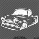 Classic Pickup Truck Lowered Stepside Silhouette Vinyl Decal