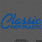 Classic Not Plastic Car Show Vinyl Decal