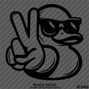For Jeep: Cool Duck Peace Wave Vinyl Decal