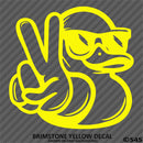 For Jeep: Cool Duck Peace Wave Vinyl Decal