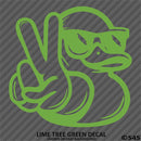 For Jeep: Cool Duck Peace Wave Vinyl Decal