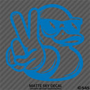 For Jeep: Cool Duck Peace Wave Vinyl Decal