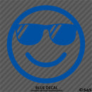 Cool Smiley Face With Sunglasses Vinyl Decal