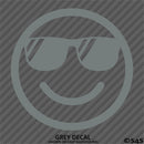 Cool Smiley Face With Sunglasses Vinyl Decal