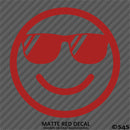 Cool Smiley Face With Sunglasses Vinyl Decal