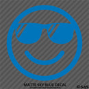 Cool Smiley Face With Sunglasses Vinyl Decal