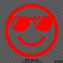 Cool Smiley Face With Sunglasses Vinyl Decal