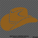 Cowboy Hat Silhouette Western Vinyl Decal