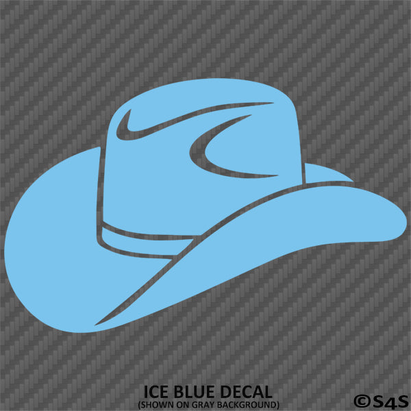 Blue country hat  Sticker for Sale by lildesignss