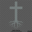 Christ Cross Roots Religious Vinyl Decal