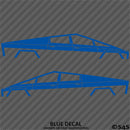 Tesla Cybertruck Silhouette Vinyl Decal (PAIR)
