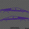 Tesla Cybertruck Silhouette Vinyl Decal (PAIR)