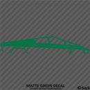 Tesla Cybertruck Silhouette Vinyl Decal