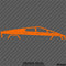 Tesla Cybertruck Silhouette Vinyl Decal