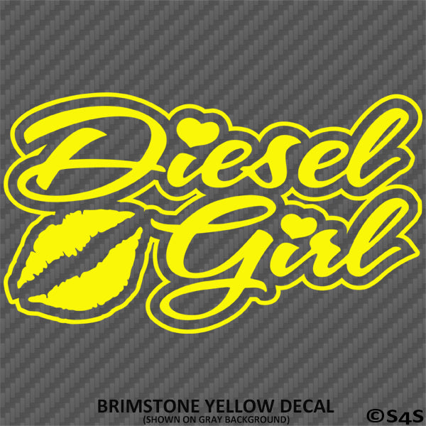 Diesel Girl Vinyl Decal