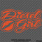 Diesel Girl Vinyl Decal