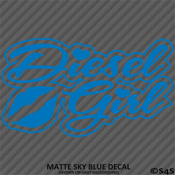 Diesel Girl Vinyl Decal