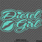 Diesel Girl Vinyl Decal