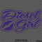 Diesel Girl Vinyl Decal