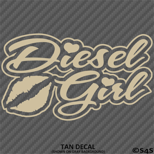 Diesel Girl Vinyl Decal